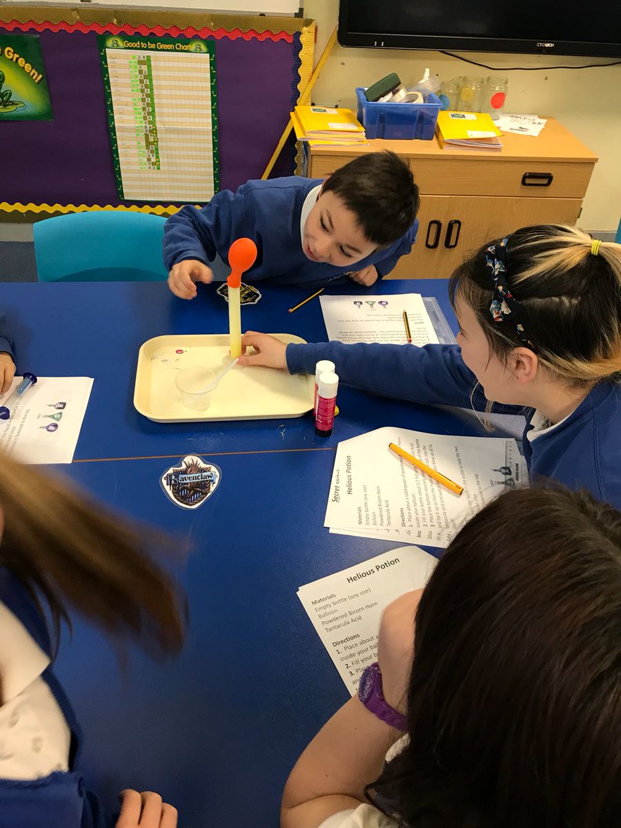 TreverbynAcad's tweet photo. As part of @ScienceWeekUK Year 5 have been carrying out some exciting Harry Potter themed experiments and have made some gruesome potions! https://t.co/c8Gk2VYOAZ
