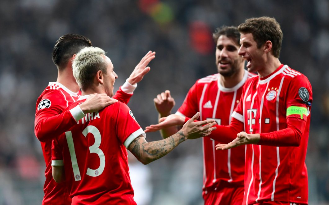 BHDeportes's tweet photo. Bayern Munich derrota 8-1 en el marcador global al Besiktas y ya suma 7⃣ cuartos de final de #ChampionsLeague consecutivos 🙌 https://t.co/uOJBArimFe
