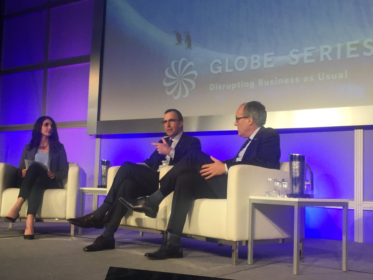 IntactInsurance's tweet photo. "Our industry and all of us here today have an important role to play in ensuring the future resilience to extreme weather events. We’re in this together." Louis Gagnon (President, Canadian Operations, Intact Financial) at the @GLOBE_Series #globeforum #climatechange https://t.co/K594X07umd