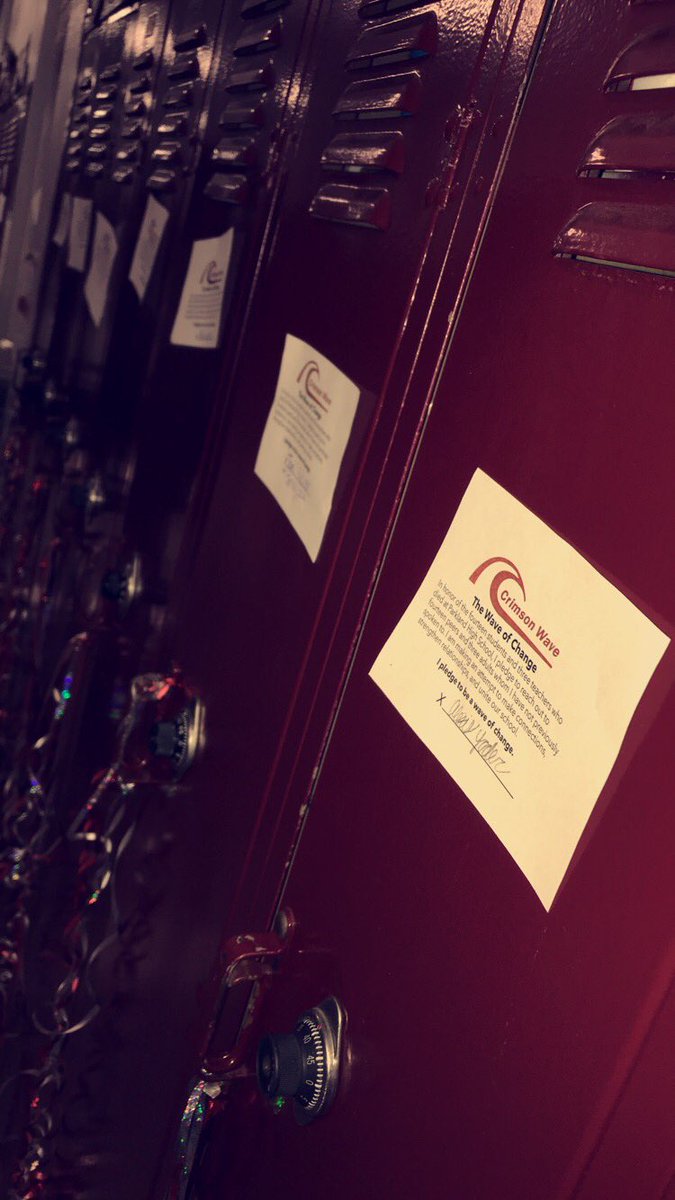 AlexisYoder1's tweet image. “Be the change you wish to see in the world”; PAHS is #MSDStrong ❤️