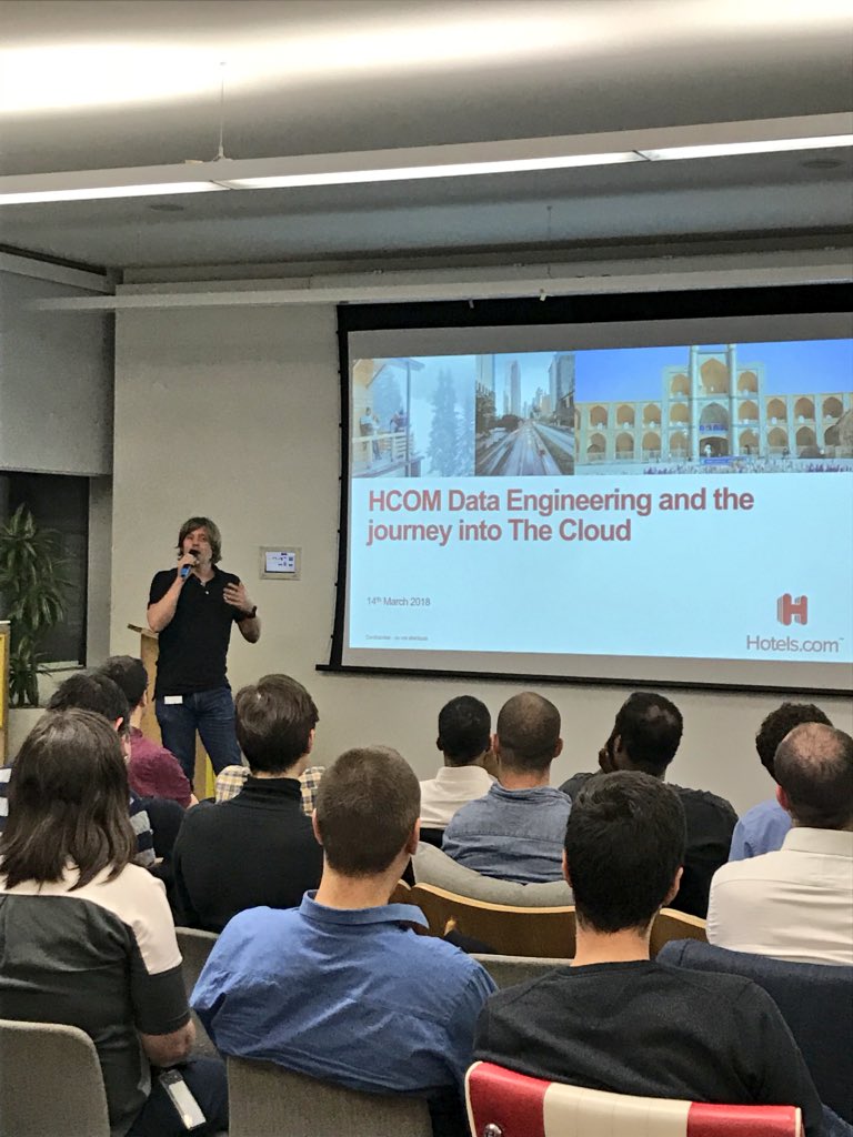 JennaPrescott09's tweet photo. Our Big Data and AWS meetup has started - first up Torq, Director of Data Engineering... #lifeatexpedia https://t.co/L6Uz0Mb1Yo