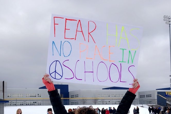 centralsjl's tweet photo. Thank you all for making #NationalWalkoutDay happen at Central. #NeverAgain https://t.co/Md8UZbu2Hb