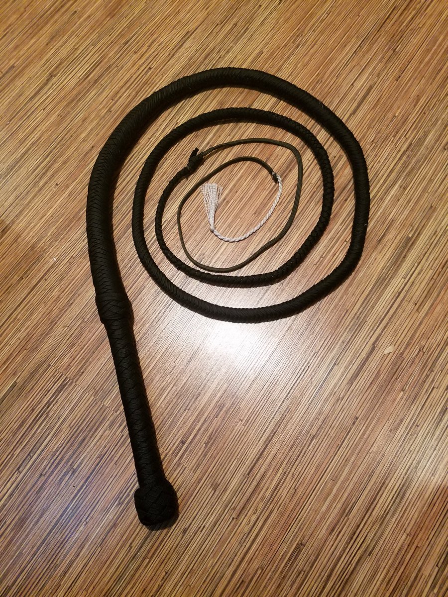 MasterWhips's tweet photo. #custom #bullwhips made to order and shipped to your door direct.  High quality and absolutely ZERO eletrical tape. Inquire within or visit my etsy shop to get yours now. https://t.co/05BDBrncy7