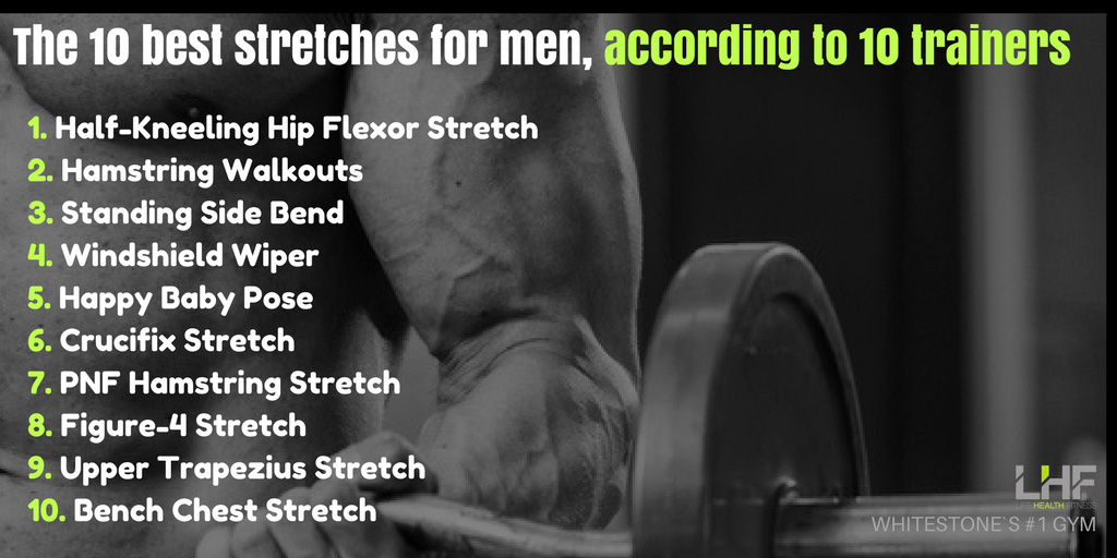 LHFWhitestone's tweet photo. The 10 best #stretches for #men, according to 10 #trainers https://t.co/xApBx2G7MH