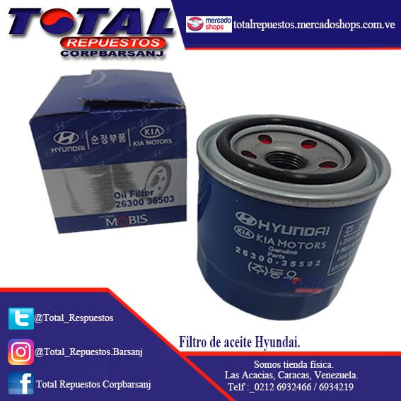 Total_Repuestos's tweet photo. OFERTA! Filtro aceite original Hyundai.
Aplica para: tucson, elantra, accent, Getz... artículo disponible en mercadolibre
https://t.co/K79SsM8bY9 más información 0212 6932419 / 6934219
#filtroaceite #hyundai #original #accent #tucson #elantra #getz #totalrepuestos https://t.co/YqA4VABASl