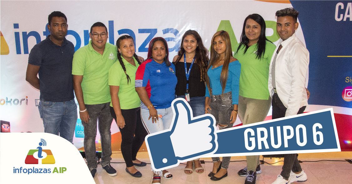 Infoplazas_AIP's tweet photo. Estos son los participantes del grupo número seis del concurso de redes sociales de la Jornada de Capacitación  #jornada2k18 #yosoyinfoplaza https://t.co/S9P04kVQUh