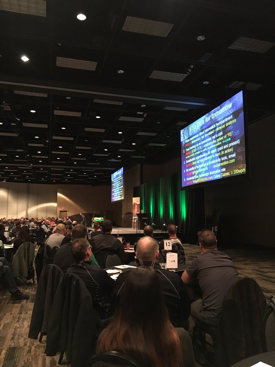 DDouhaniuk's tweet photo. In Saskatoon for the Tech Tour, some great speakers on the lineup today. #drnickbontis #techtour #realagriculture #sprayers101 #corteva https://t.co/CG0jTm2OLf