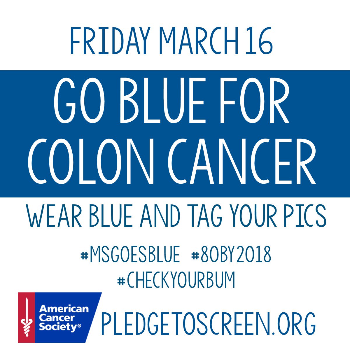 stridesjxnms's tweet photo. Governor Phil Bryant will recognize March as Colorectal Cancer Awareness Month with a proclamation on Friday, March 16. Go Blue For Colon Cancer! #MSGoesBlue
#80by2018 #CheckYourBum https://t.co/LRqBYprlfN https://t.co/SlVqt7NRq5