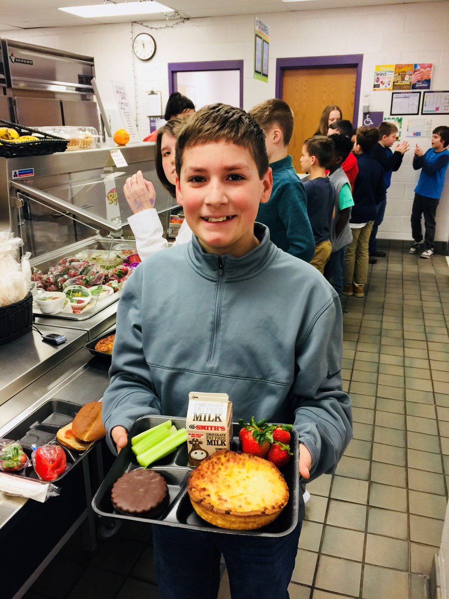ReynFoodService's tweet photo. Celebrating Pi Day in the cafeteria @LegendsofWRJH.  #PiDay #ReynProud https://t.co/CamUQfK9Ii