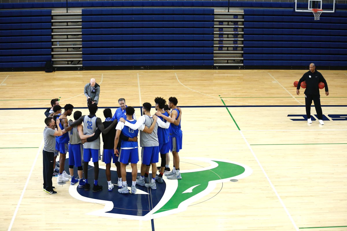 KentuckyMBB's tweet photo. First practice in Boise. #MarchMadness https://t.co/JvVIohyhrt