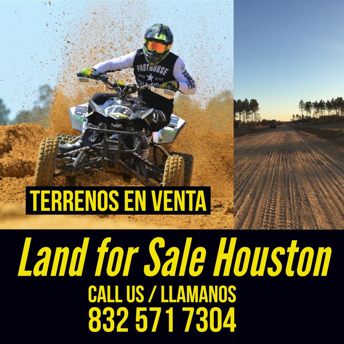 thlivetv's tweet photo. INFORMACION DE TERRENOS EN VENTA
HOUSTON TEXAS / LAND FOR SALE
CALL US / LLAMANOS / 832 571 7304 https://t.co/8lvXoXF8ww