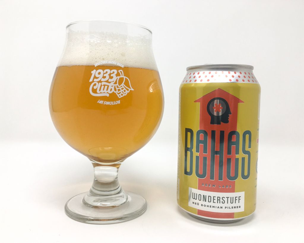 1933BeerClub's tweet photo. Another beer our members enjoyed from last box, @BauhausBrewLabs Wonderstuff Bohemian style Pilsner, winner of bronze medal at 2016 World Beer Cup for International Lager Category as well as gold medal at 2017 World Beer Awards for USA Czech Pale Lager Category. https://t.co/Q8BaFOEc3h