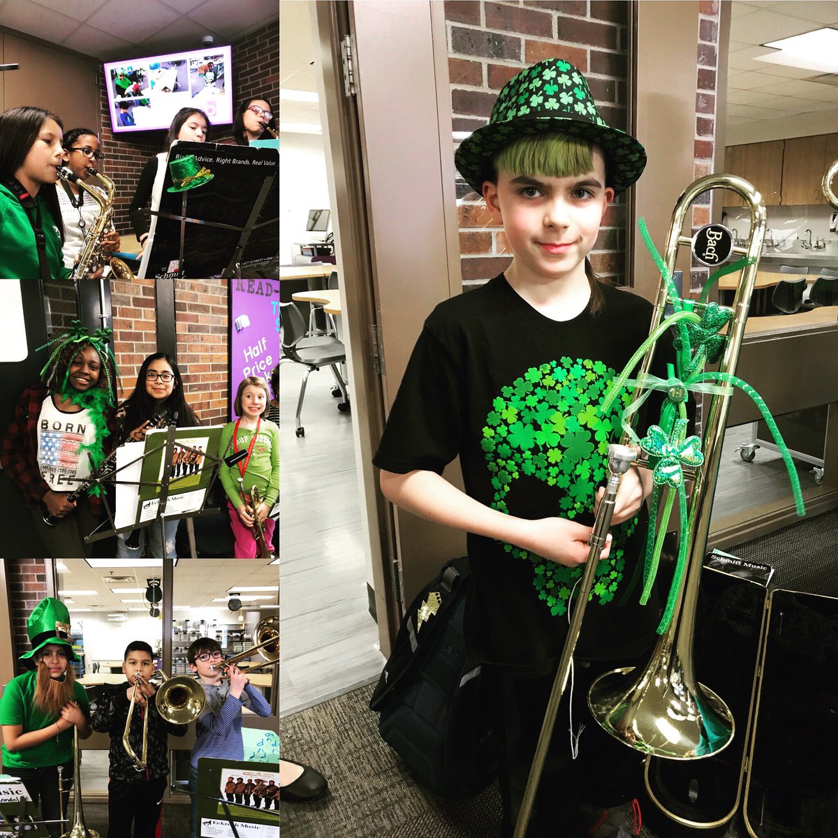 BandisGrand's tweet photo. #FoyerFest @EPPenguins was greentastic! #bandisgrand #feelinglucky #dressedforthefest #band https://t.co/fGxocfwuc5