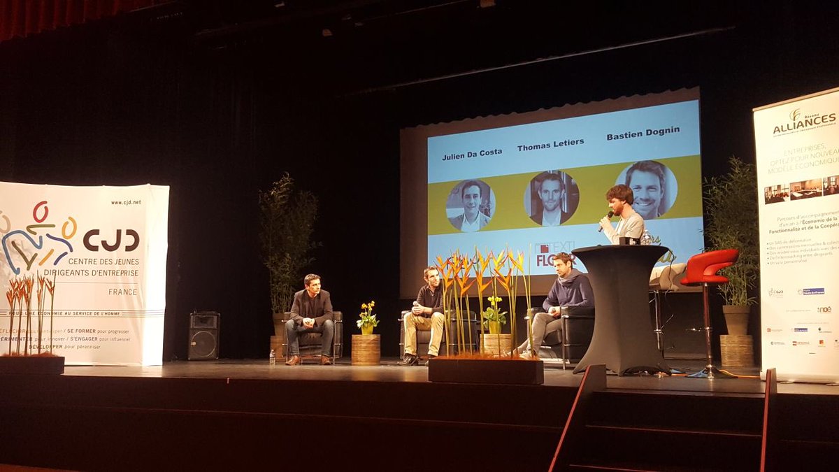 reseaualliances's tweet photo. 3 de nos adhérents @paniersdelea @Eklektik0 #flexink @Textifloor sont présents ce soir pour témoigner sur leur changement de modèle économique ! 3 entrepreneurs inspirants et inspirés 😊 #nmecjdhdf https://t.co/9woV3hDeNE
