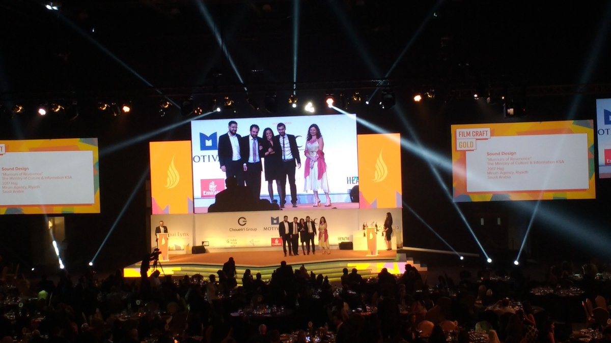DubaiLynx's tweet photo. Mirum Agency, Riyadh win Gold in Film Craft for their work for The Ministry of Culture &amp; Information KSA and the 2017 Hajj, "Murmurs of Reverence" @MirumAgency #DubaiLynx https://t.co/AZS9Eba3OS