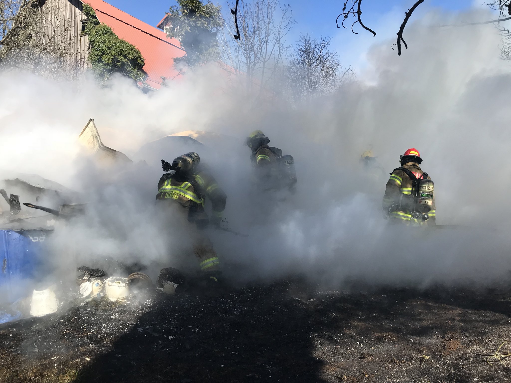 Cornelius FD(Oregon) on Twitter "Photos from our fire on SW Gnos Road