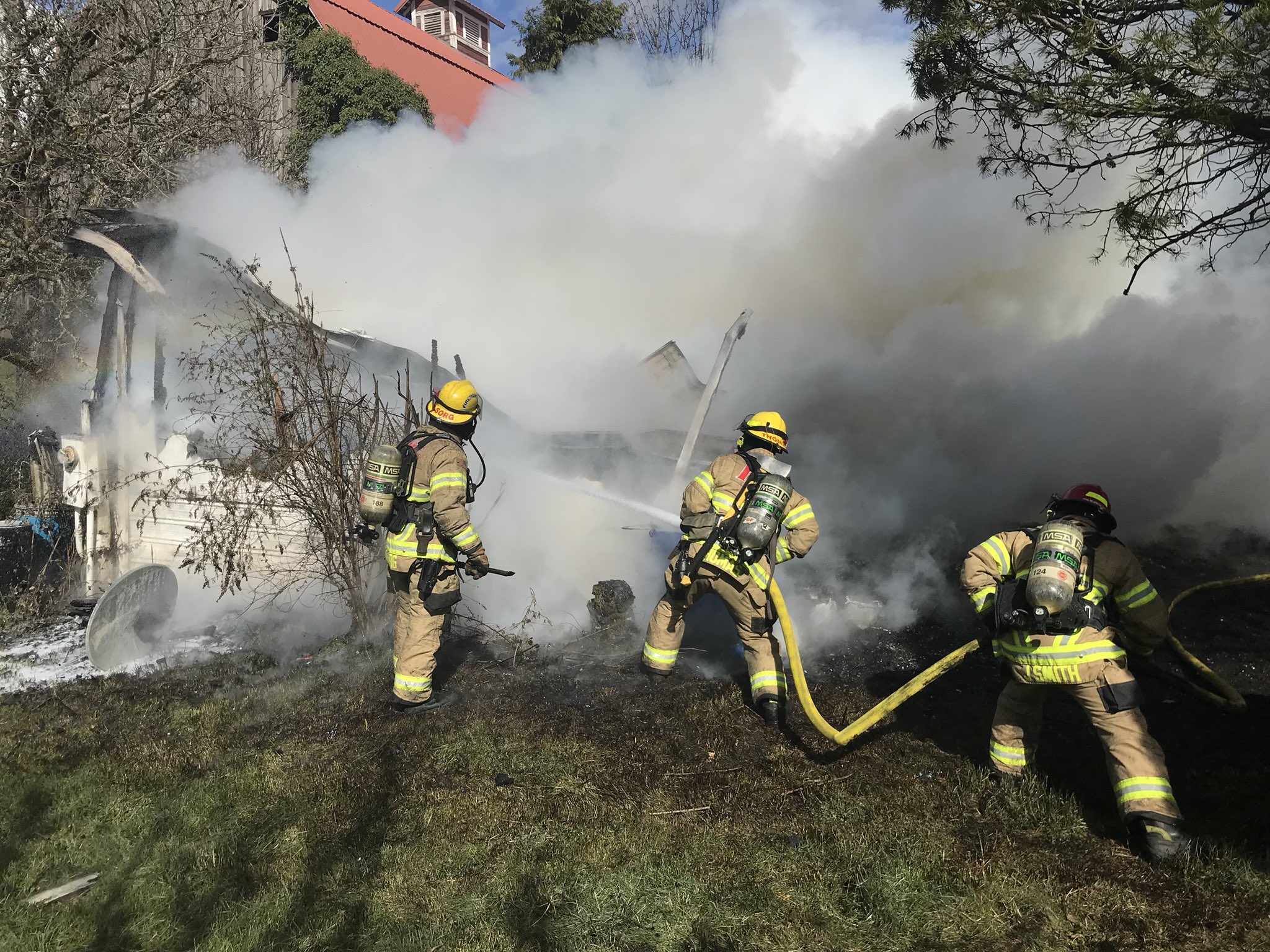 Cornelius FD(Oregon) on Twitter "Photos from our fire on SW Gnos Road