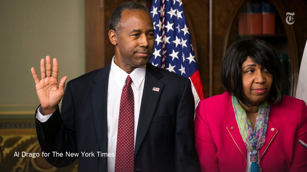 nytpolitics's tweet photo. Ben Carson and his wife were directly involved in selecting a $31,000 custom mahogany dining room set for his office — contrary to Carson’s claim https://t.co/TpP9ugI3Z9 https://t.co/uj27o82Ok7