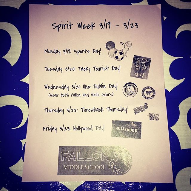 FallonASB's tweet photo. Spirit Week NEXT WEEK!!!💙 https://t.co/8KDtsxmhUl