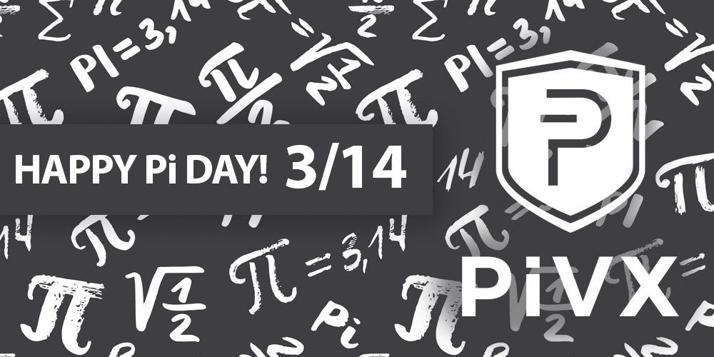 _PIVX's tweet photo. Happy #PiDay, PIVians! :) https://t.co/x5flFD9TUY