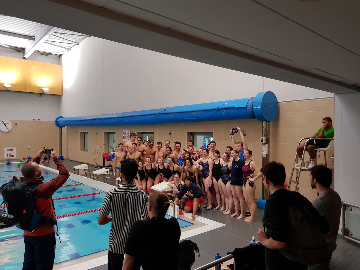 qmsportsofficer's tweet photo. Amazing performances today from @QMBLswim and @blwaterpolo as they faced off today in their first of two events - swimming! So closely fought, ended in a draw, but there's still tomorrow 😀 it was great seeing what makes them tick, and even better seeing them in action! https://t.co/N3O9gwlsEu