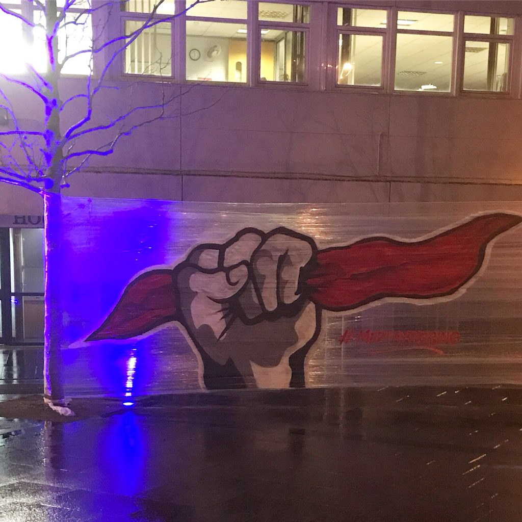 HwylHub's tweet photo. New @merthyrrising art installation on Penderyn Sq. #MerthyrRising #merthyrtydfil #ClingGraff https://t.co/PtcOUgWDtG