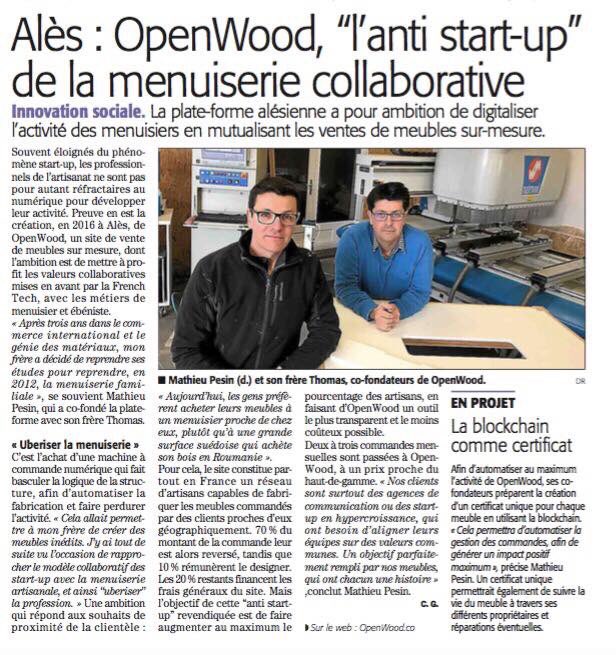 OpenWoodcc's tweet photo. On était sur le @Midilibre hier dans le cadre de la semaine de l’ESS au côté de nos copains de @clipit_officiel. https://t.co/z2E8ajwdFt