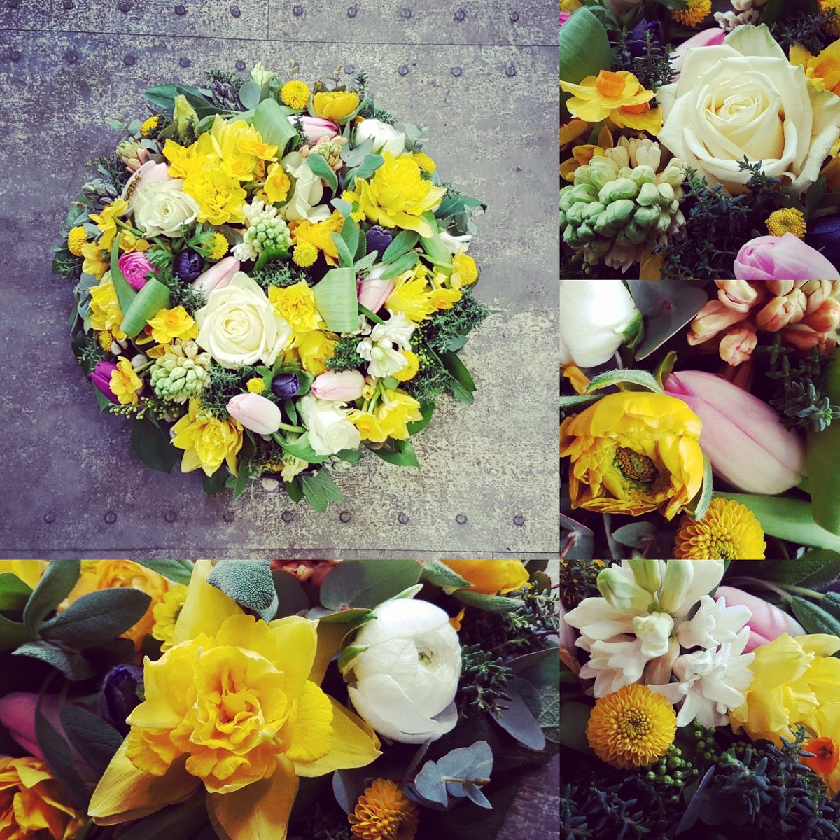 Raysflorist's tweet photo. #springposy #springflowers #bright #tulips #ranunculas #rose #daffodils #narcissus #hyacinths #anenome #thyme #sage #shoplocal #localflorist #raysflorist #createdbyamanda https://t.co/DmbzYxOFhF