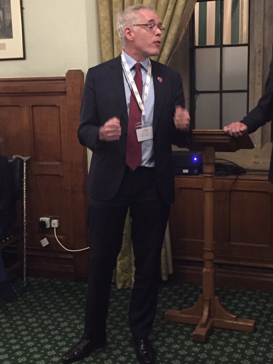 FutureLearn's tweet photo. "We're proud of FutureLearn's success on its 5th birthday" @PeterHorrocks speaking at our anniversary tonight #FutureLearnis5 https://t.co/B7x1Yhm1W5