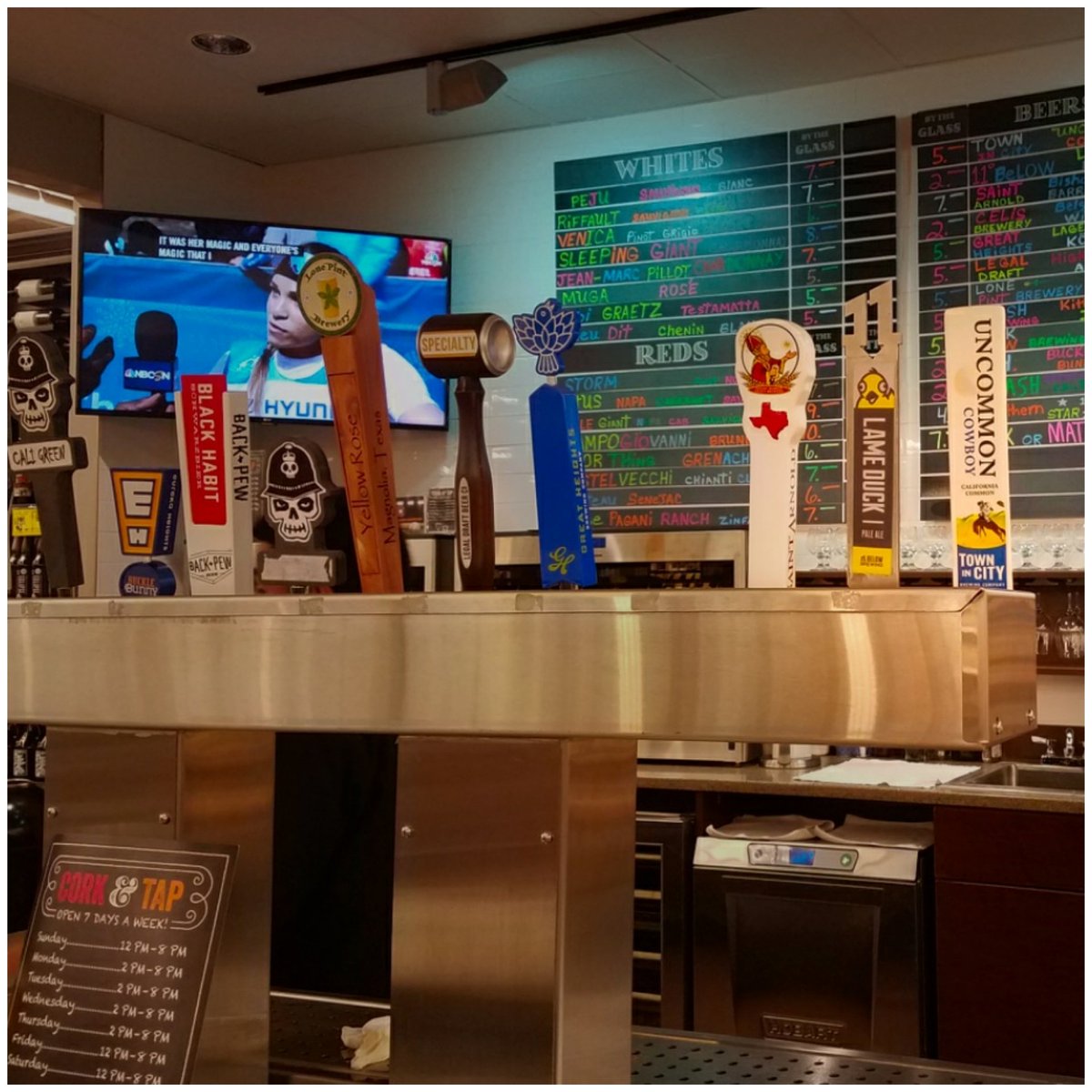 TownInCityBrew's tweet photo. Great lookin' line-up at @kroger on Sheperd & 11th, including some fresh Uncommon Cowboy available to-go or as provision during your shopping adventures! #HeightsBeer https://t.co/BfGZUbxrUy