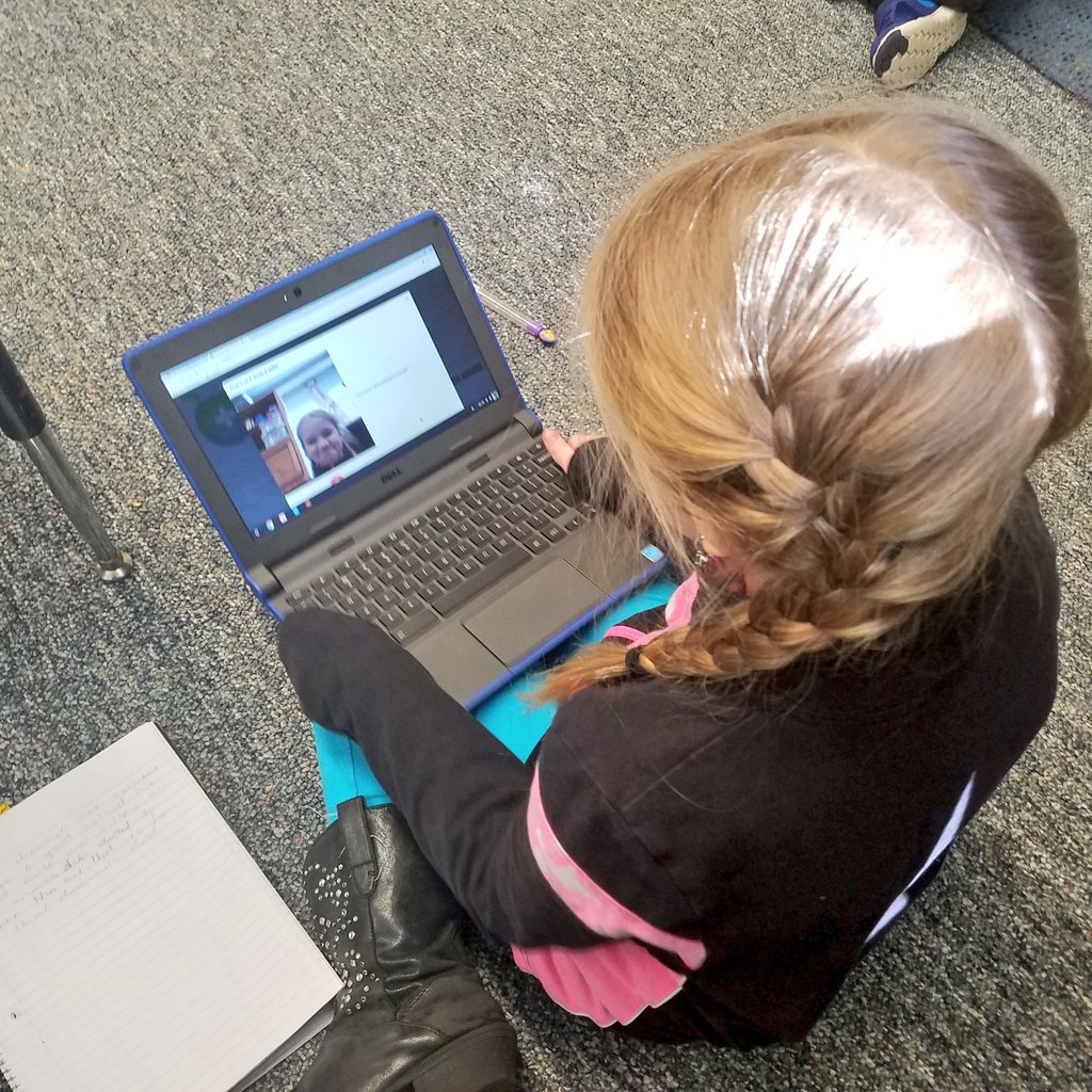 Mrs_Shap's tweet photo. App Smashin’ for Albertosaurus Mystery: Using @FlipGrid to defend why dinosaurs are extinct then debating the different theories through @GoogleEdu Classroom. @KPS24Wildcats #FlipgridFever #GagaForGoogle #1wtsd https://t.co/faQZJkjrou