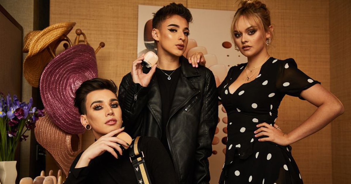 mt16_10's tweet photo. @lucygarland_, @ZacharyEdward, and @GlamboyJayy from #BeautyMarc at the launch of Shameless. #MarcJacobsBeauty. #Entry  - https://t.co/HI3uHHJakT https://t.co/njFUw7DZkz