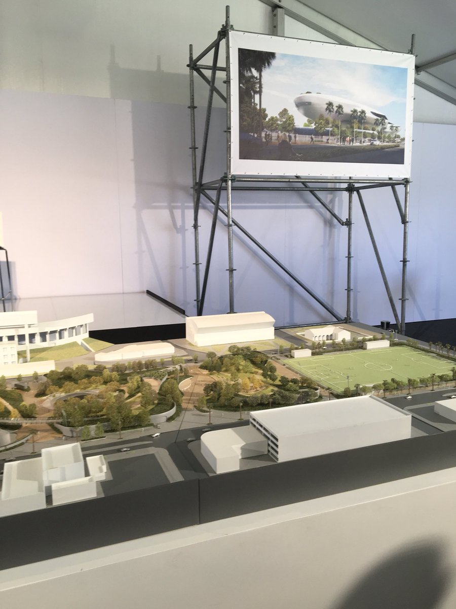 Belindajackexpo's tweet photo. @lucasmuseum #groundbreaking today. @LACityParks #EXPO looking forward our new partner @Expo_Together https://t.co/DM6IFhjG1f