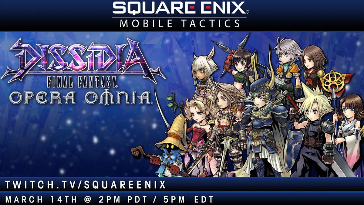 Dissidia Final Fantasy Opera Omnia Code