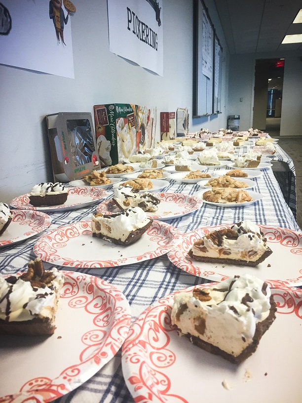 PickeringFirm's tweet photo. In today's monthly recog meeting at the Memphis office, we are celebrating two very wonderful things: Pickering Firm's 72nd birthday, and pie. π₯§#ServiceandGoodWork #PiDay https://t.co/GiTmPs59vO