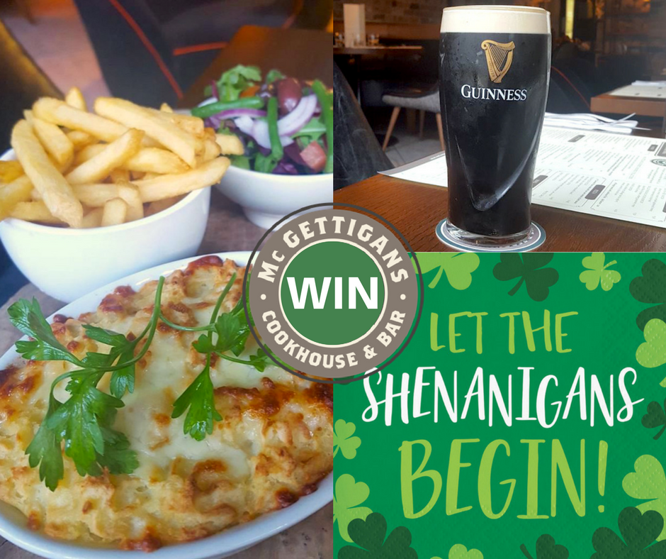 mcgettiganskw's tweet photo. To celebrate, our Shamrocks & Shenanigans Shepherds Pie & Pint special this weekend. ๐บโ๏ธ๐ฎ๐ช
We're giving you the chance to WIN a 3 course meal for 2! โ๏ธ #McGetIn
Enter over on our facebook page ๐https://t.co/HP14zBBdTR #RT #PaddysDay #Dublin https://t.co/A2XesCBHRr