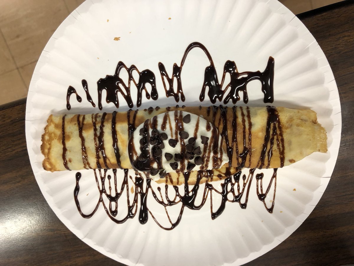 MJN228's tweet photo. Hey @GordonRamsay what do you think of my student’s crepes? https://t.co/KKDMzMyWoX