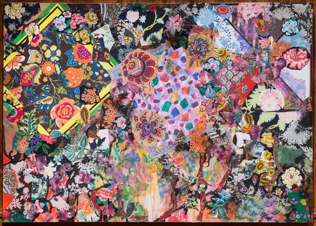 MADmuseum's tweet photo. MAD Presents Groundbreaking Feminist Collage Paintings of Miriam Schapiro in Conversation with Nine Contemporary Artists: https://t.co/MvVRFLb72P #surfacedepth https://t.co/YBvr6oeDs1