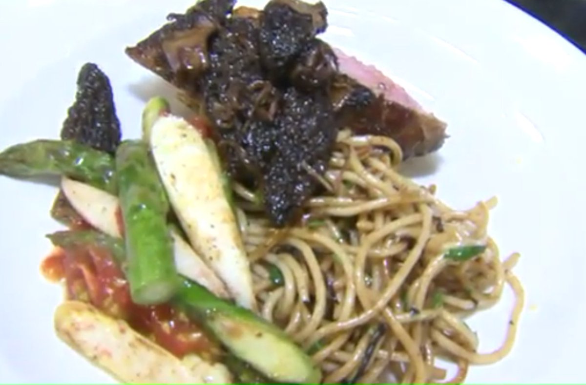 stlmag_dining's tweet photo. Eat this dish, one week from tonight >
Prime NY dry-aged strip loin, fresh morels, spring veggies, & fried spaghetti, from chefs Lou Rook III and Bill Cardwell at SLM's annual #FoodWineDesign event March 21 at @FSStLouis.
https://t.co/2ZQzL45GHN
https://t.co/WKAwlgg0jX https://t.co/KhL89cZG12