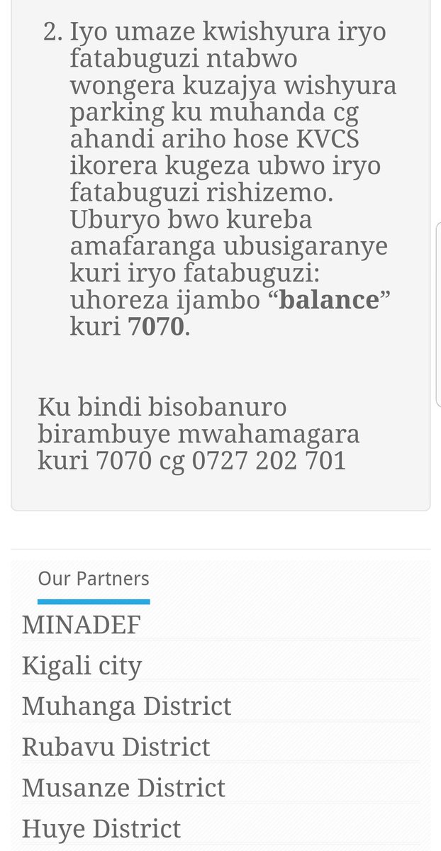 malikpilote's tweet photo. Numvise ngo KVCS yakuyeho ubwizigame ku modoka!? Ubwo sukugirango babone uko baca abantu amande? @RURA_RWANDA idufashe kuriki kibazo kuko ni serivisi yafashaga abantu benshi aho gucibwa amande wabuze uwo wishyura kandi wihuta || #RwOT #KVCS #RURA @RDBrwanda #Prepaid https://t.co/8tQsH4LllT