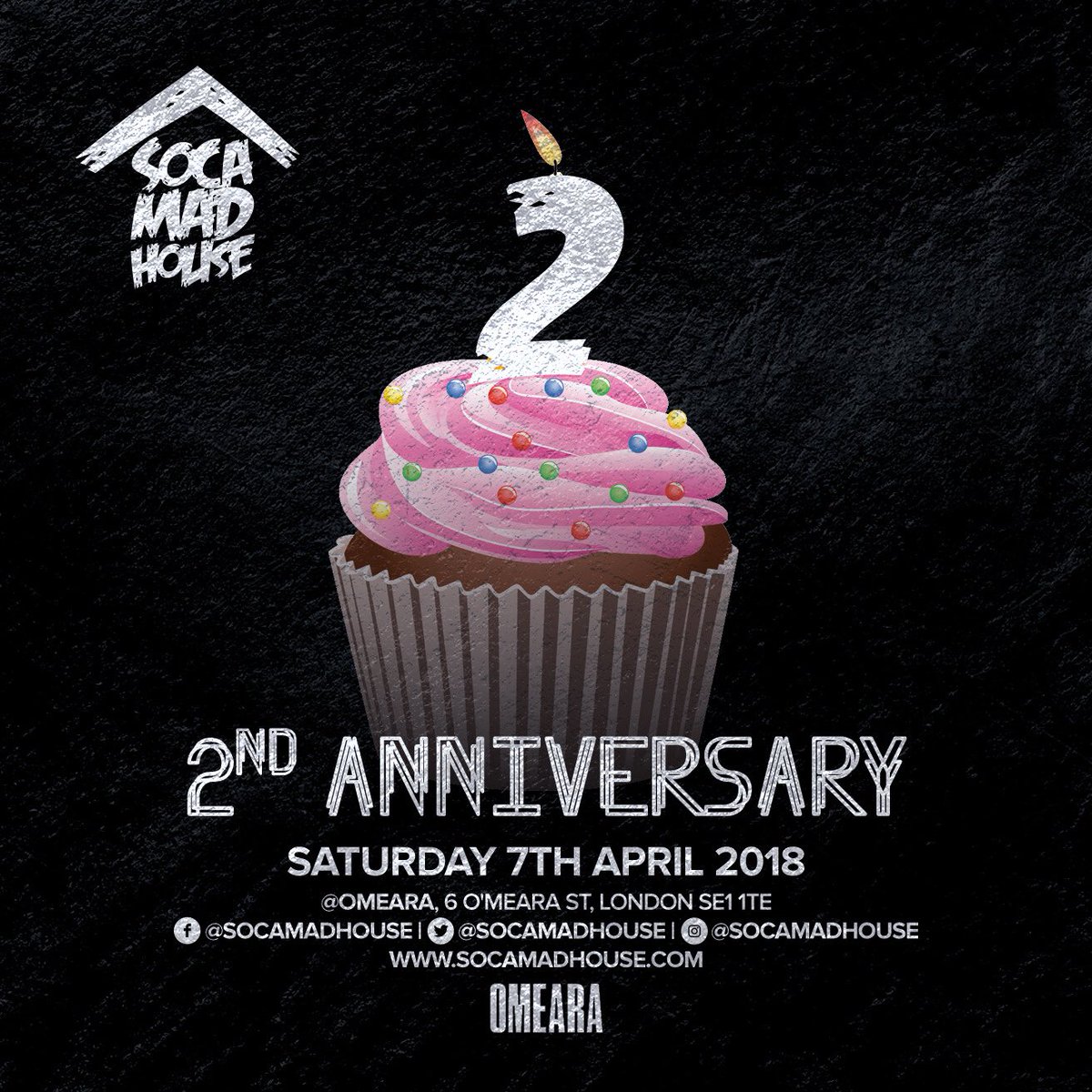 CallyVizzle's tweet photo. π₯ : #SocaMadhouse
π : Itβs Our 2nd Birthday! Celebrate with us
π : O7.O4.2O18
π : Omeara, LONDON
π : https://t.co/Hz9WxiP9Yl
#BirthdayFete #Celebrate #Success #Soca #Fete #Madness #Carnival #GetYourTickets #LetsFete https://t.co/hFQ3UXfIzW