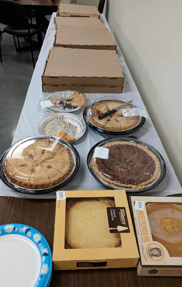 Derek Berrier (@derekbthd) on Twitter photo Celebrating National Pi Day at 3641 with all types of pi(e)! <a href="/forman_melvin/">melvin forman</a> <a href="/trudy_simpson/">Trudy Simpson</a> <a href="/TerriDavisB/">Terri Davis</a> Celebrating National Pi Day at 3641 with all types of pi(e)! <a href="/forman_melvin/">melvin forman</a> <a href="/trudy_simpson/">Trudy Simpson</a> <a href="/TerriDavisB/">Terri Davis</a>
