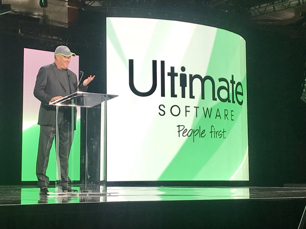 hgeronemus's tweet photo. The best of the best takes the stage! Ready for the most amazing keynote @UltimateHCM CEO Scott Scherr! #UltiConnect https://t.co/7RYY9NNfFN