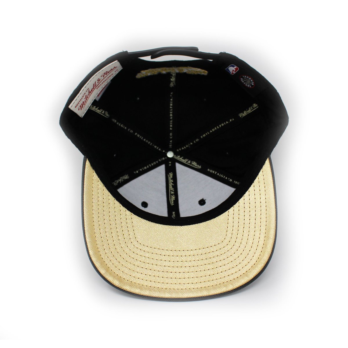 raptors gold hat