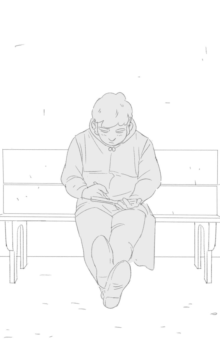 È una vignetta piccolissima ma sono contento di come mi è uscita questa posa, senza nessuna reference. Boh, così. #storyboard #ultreia