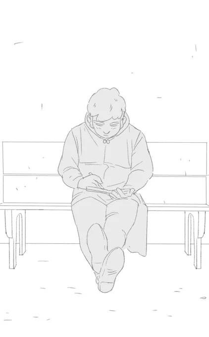 È una vignetta piccolissima ma sono contento di come mi è uscita questa posa, senza nessuna reference. Boh, così. #storyboard #ultreia 