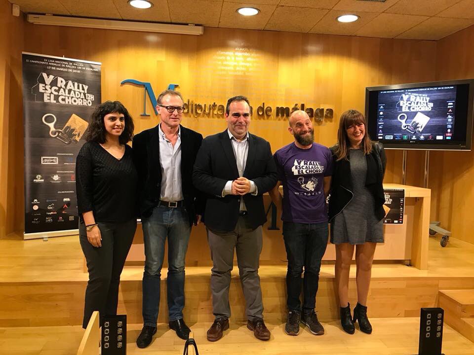 Hoy el Diputado Felix Lozano presentando el V Rally de Escalada el Chorro.
#DipuMlgParticipa <a href="/FelixLozanoN/">Felix Lozano</a>