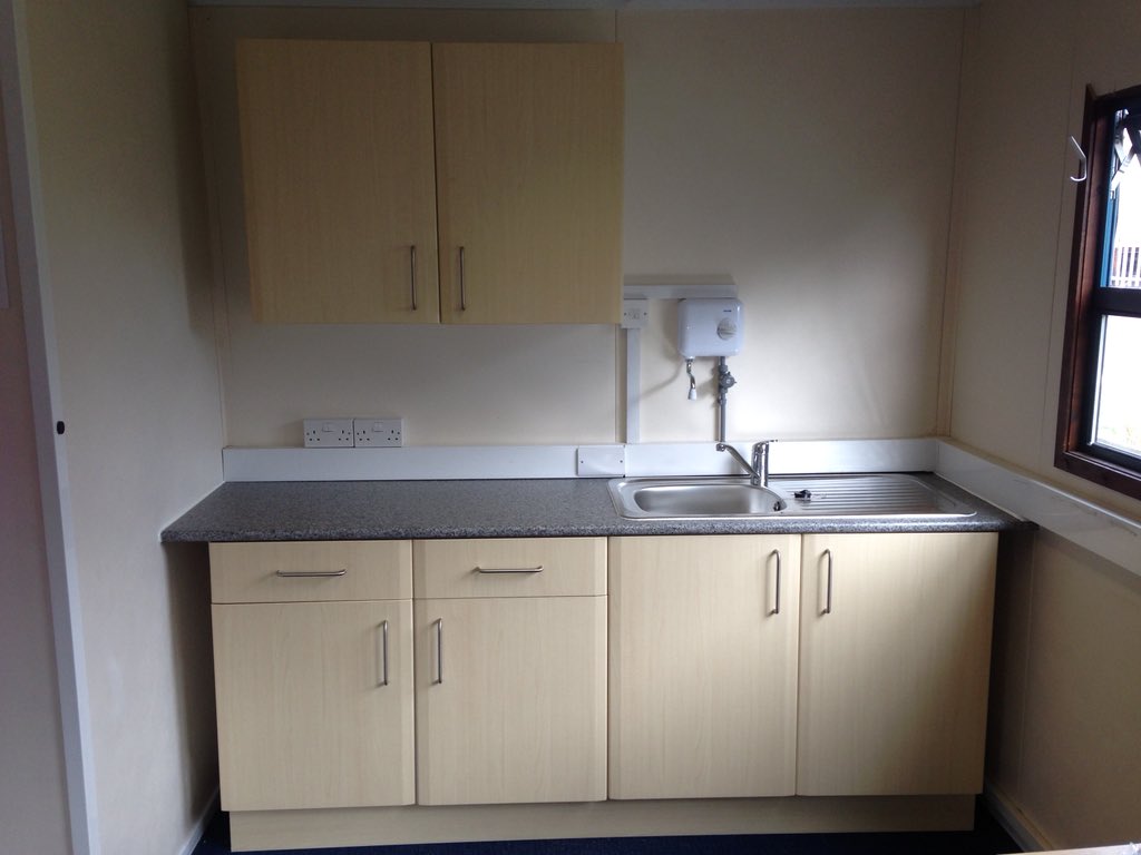 WolfContractors's tweet photo. A client needed a portacabin splitting in to separate offices, also the installation of a small kitchen. #contractor #contractors #kitchen #building #plymouth #devon #Cornwall https://t.co/69nYfA13zH
