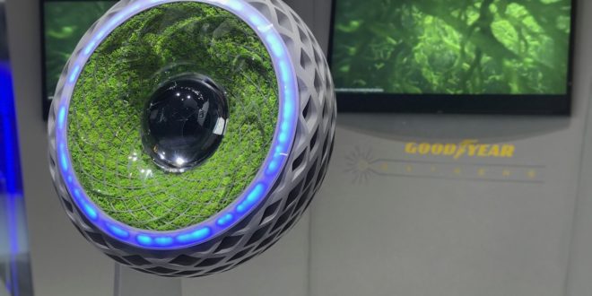 brandpills's tweet photo. 📌#news
#GenevaMotorshow2018. @goodyear presents #Oxygene, a #tire prototype that produces #energy and releases #oxygen into the air. 
#brand #engine #motors #technologies #products https://t.co/8yGOdVLK2w