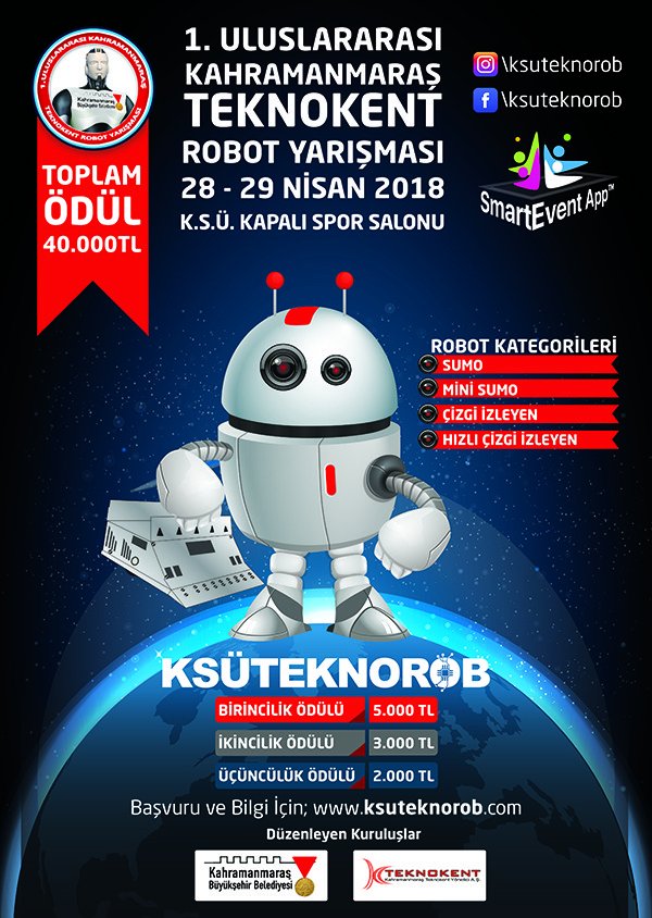 ksuedutr's tweet photo. Haydi durma robotunu kap gel! 😊
Detaylı bilg için: https://t.co/bKaoE5IR99
#teknokent #RobotYarışması #Robotik #Teknorob #Yenilik #İnovasyon #Teknoloji #RobotEvent #RoboticsEducation #RoboticsCompetition #Unietkinlik #İnternationlRobotEvent #RobotSkills #ksuteknorob https://t.co/hHOShgWi8K